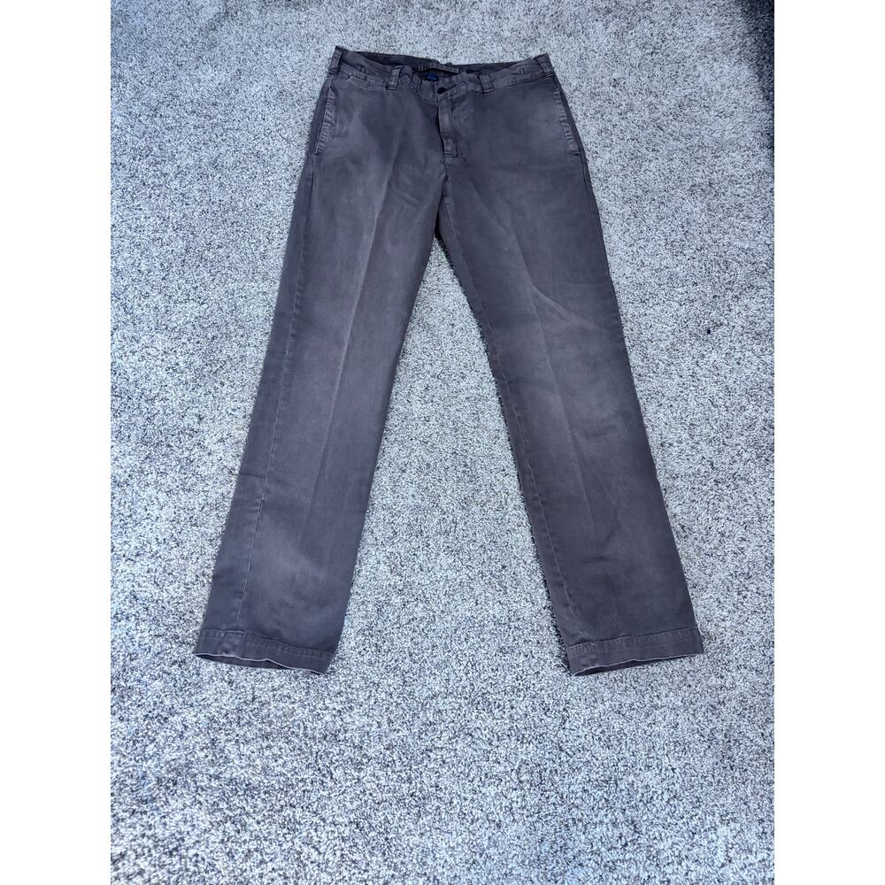 Polo by Ralph Lauren, brown 100% brown cotten straight leg pants, 34/34